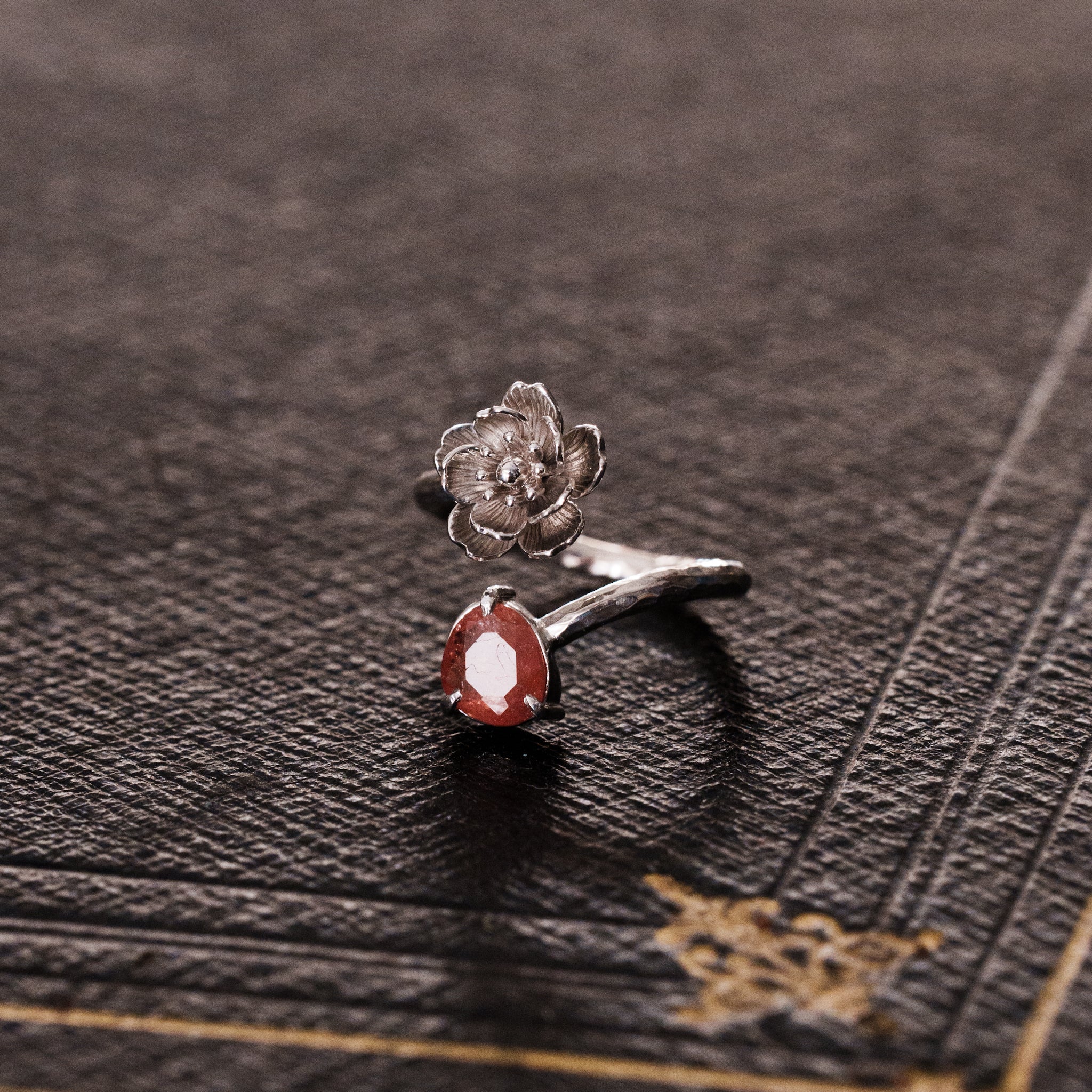 bypass open ring __ sakura ( 3 hours RING MAKING )