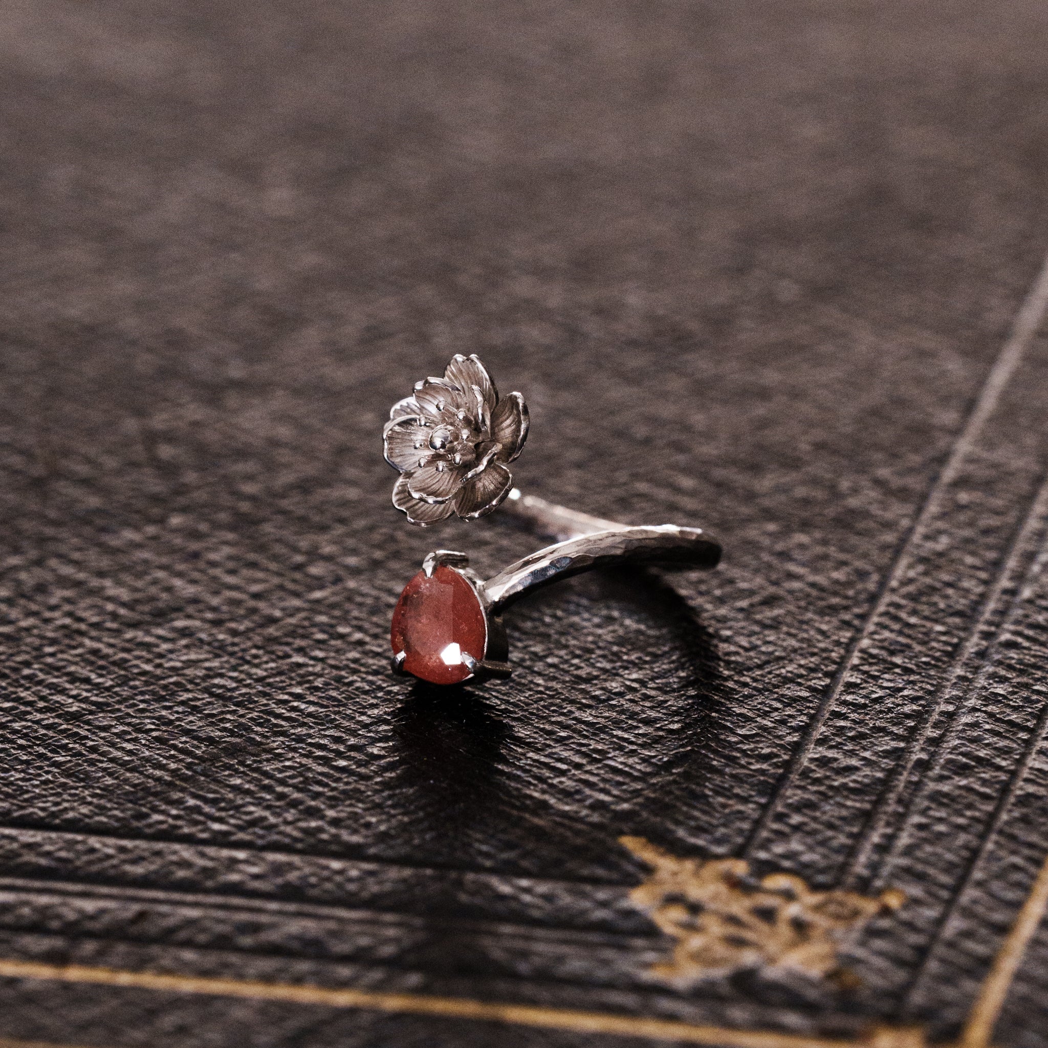 bypass open ring __ sakura ( 3 hours RING MAKING )