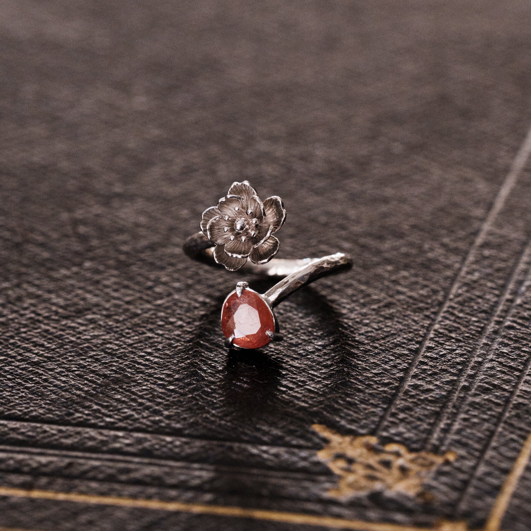 bypass open ring __ sakura ( 3 hours RING MAKING )