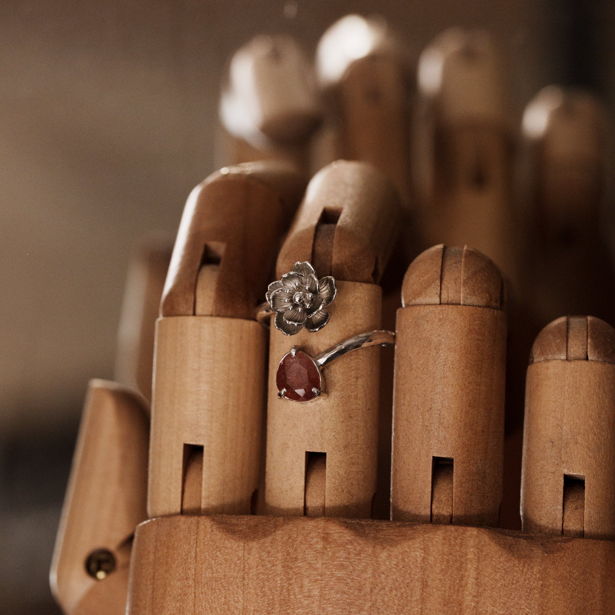 bypass open ring __ sakura ( 3 hours RING MAKING )
