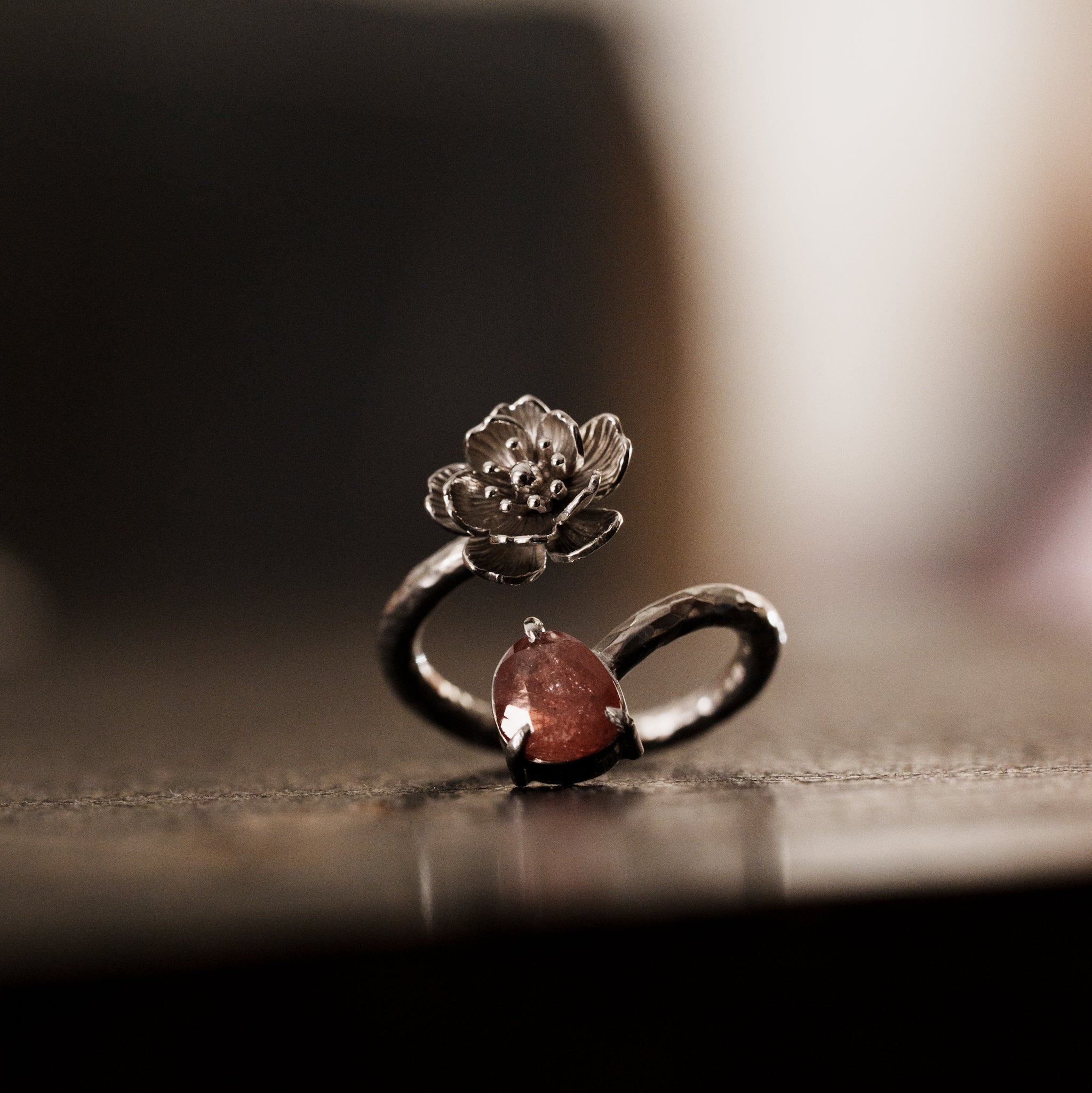 bypass open ring __ sakura ( 3 hours RING MAKING )