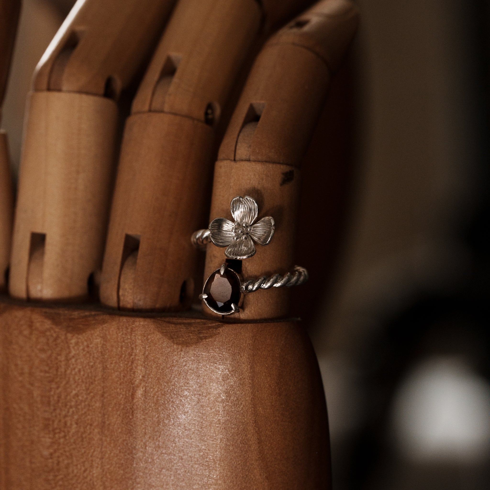 bypass open ring __ dogwood ( 3 hours RING MAKING )